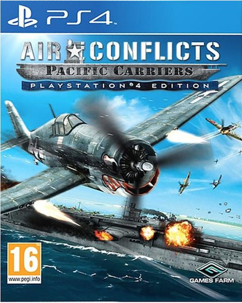 PlayStation 4 Air Conflicts Pacific Carriers PlayStation 4 Edition, doos voorkant, tweedehands
