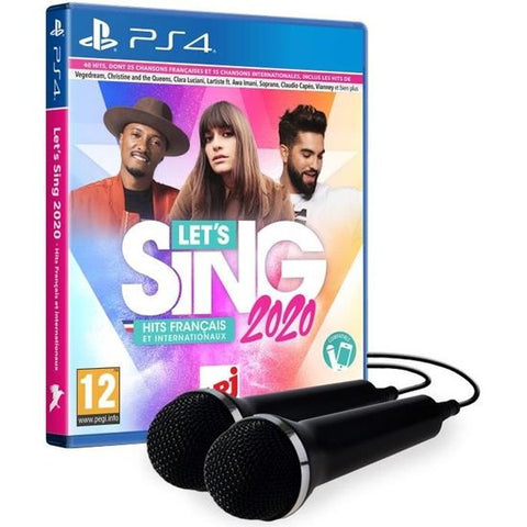 PlayStation 4-Let's Sing 2020: Franse Hits Incl. 2 Microfoons (Nieuw)