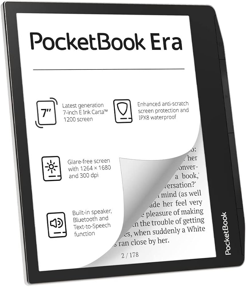 PocketBook-Era - 7-inch E-Reader - Zwart (In doos) Tweedehands