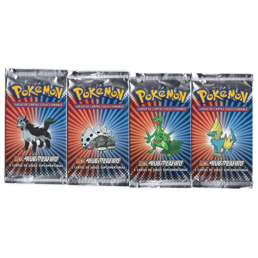 Pokemon-Ex Ruby & Sapphire 4x Booster (Set) - Spaans Tweedehands