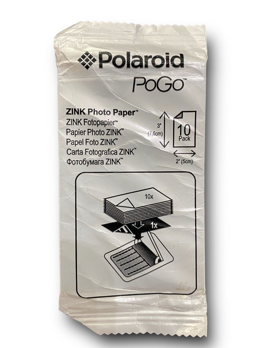 Polaroid-ZINK Zelfklevend Fotopapier - Pak van 10 vellen (Nieuw)
