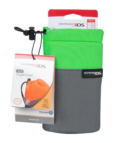 PowerA-Neon Toggle Case voor Nintendo (New) 3DS (XL) - Groen (Nieuw)