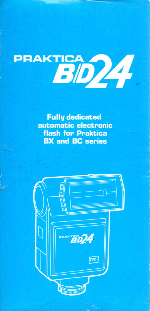 Praktica-BD24 TTL Bounce Flitser voor B/BD/BC-serie SLR-camera’s Tweedehands