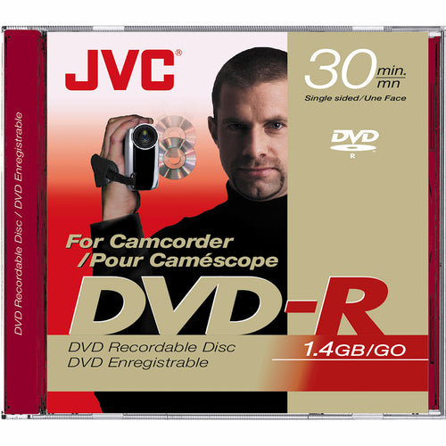 JVC VD-R14DU Mini DVD-R 8cm 1.4GB 30 min Camcorder Disc