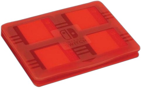 R.D.S.-Game Case voor 4x Switch Game Cartridge Games - Rood Tweedehands