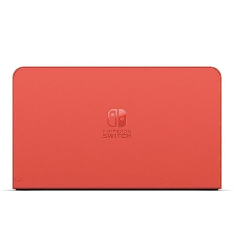 Nintendo Switch OLED-dock Mario Red Edition, rood, vooraanzicht, tweedehands