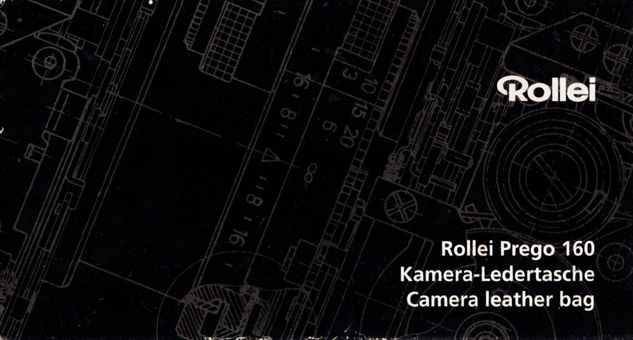Rollei-Camera Leren Case voor Prego 160 (Nieuw)