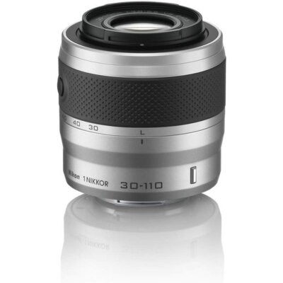 Nikon-1 Nikkor 30-110mm f3.8-5.6 VR Lens - Zilver-tweedehands