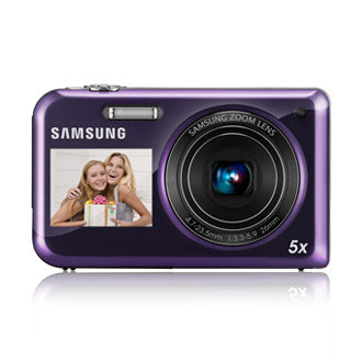 Samsung-PL170 DualView Digitale Compact Camera - Paars (Nieuw)