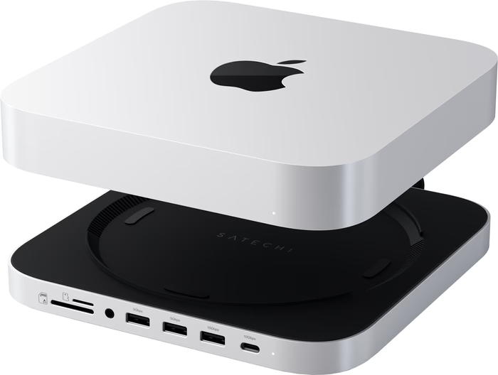 Satechi-Aluminium Standaard Hub voor Mac Mini (2020-2023) Tweedehands
