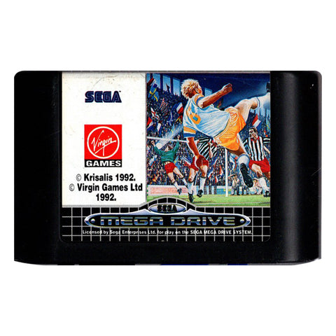 Sega Mega Drive-European Club Soccer (Losse cassette) Tweedehands