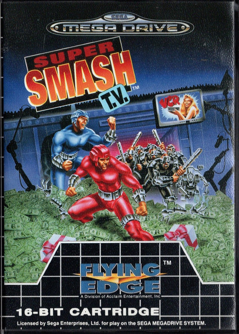 Sega Mega Drive-Super Smash T.V. (In doos) Tweedehands