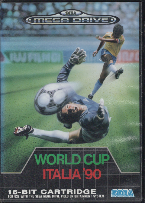 Sega Mega Drive-World Cup Italia '90 (In doos) Tweedehands