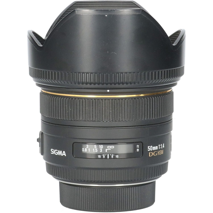 Sigma-50mm f/1.4 EX DG HSM voor Sony Alpha Tweedehands
