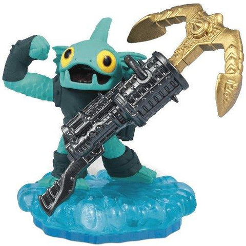 Skylanders figuur Anchors Away Gill Grunt, Swap Force, met anker en kanon, tweedehands