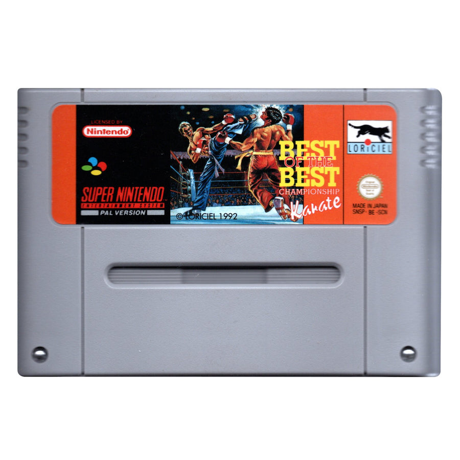 SNES-Best of the Best - Championship Karate (Losse Cassette) Tweedehands