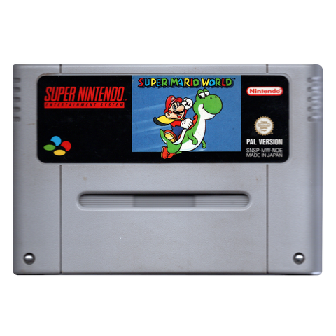 SNES-Super Mario World (Losse Cassette) Tweedehands