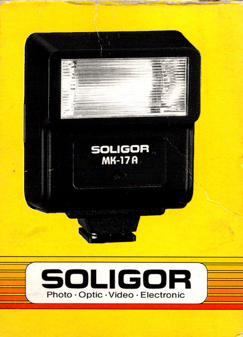 Soligor-MK‑17A Auto‑blitz (Hot‑shoe) (Nieuw)