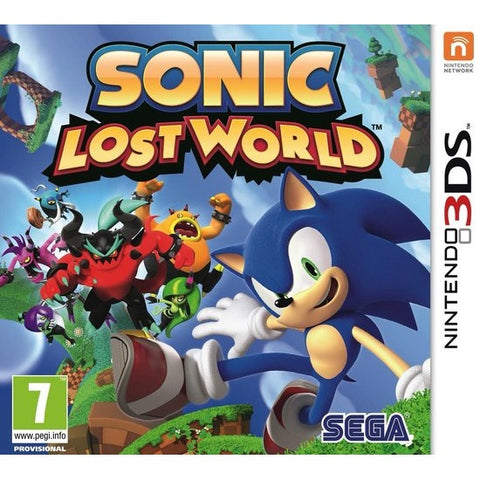 Nintendo 3DS Sonic Lost World, doos voorkant, tweedehands