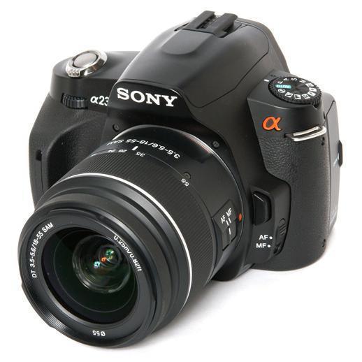 Sony-Alpha A230 Digitale Spiegelreflex Camera + 18-55mm Lens-tweedehands