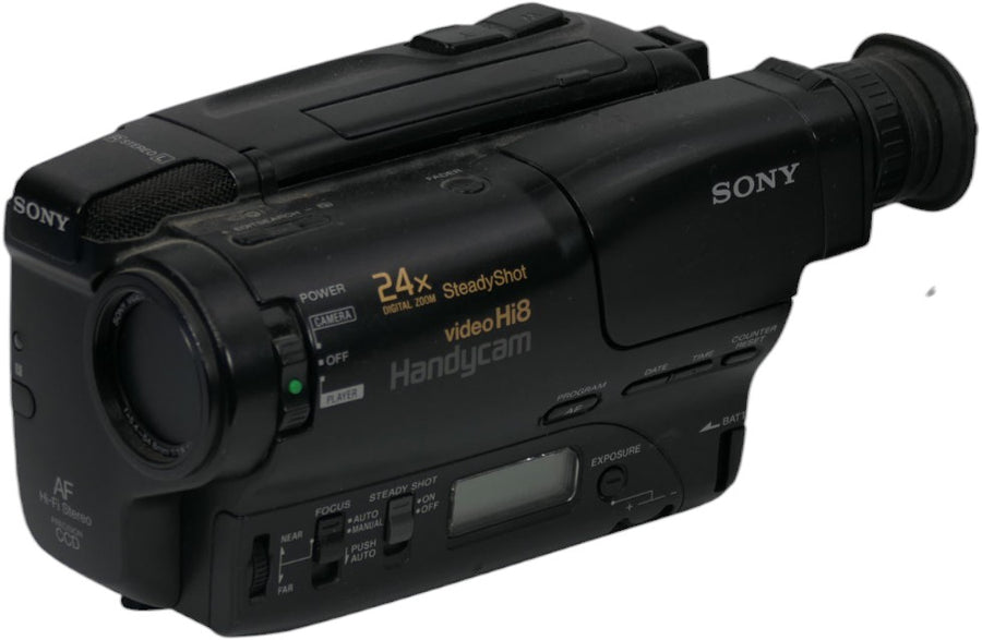 Sony-CCD-TR750E - Hi8 & Video8 Videocamera - Zwart Tweedehands
