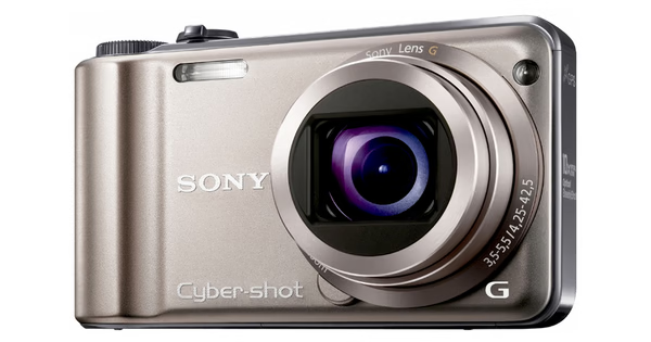 Sony-Cyber-shot DSC-HX5 Digitale Compact Camera - Zilver Tweedehands