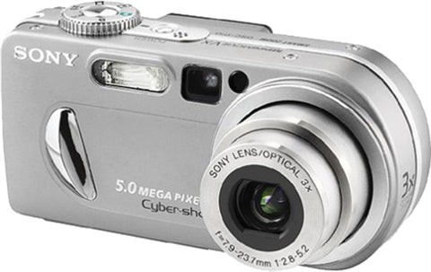 Sony-Cyber-Shot DSC-P10 Digitale Compact Camera - Zilver Tweedehands