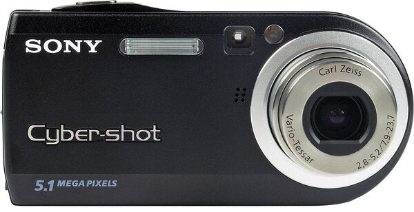Sony-Cyber-shot DSC-P120 Digitale Compact Camera - Zwart Tweedehands