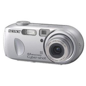 Sony-Cyber-Shot DSC-P73 Digitale Compact Camera - Zilver Tweedehands