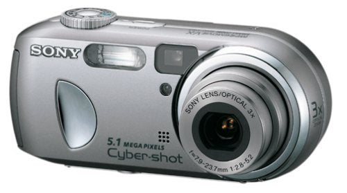 Sony-Cyber-Shot DSC-P93A Digitale Compact Camera - Zilver Tweedehands