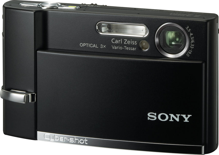 Sony-Cyber-Shot DSC-T50 Digitale Compact Camera - Zwart Tweedehands