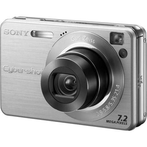 Sony-Cyber-Shot DSC-W120 Digitale Compact Camera - Zilver Tweedehands