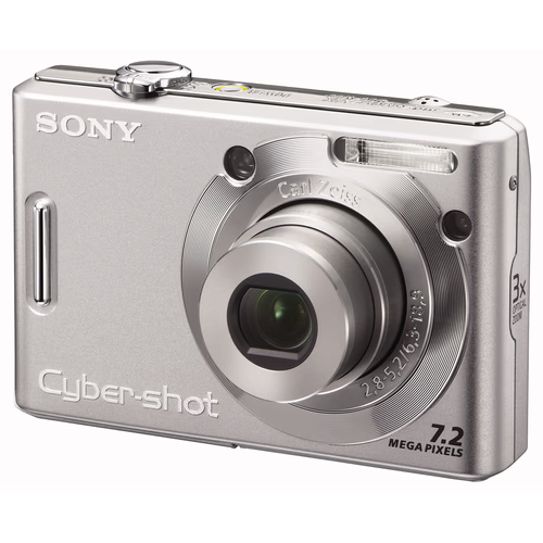 Sony-Cyber-Shot DSC-W35 Digitale Compact Camera - Zilver Tweedehands