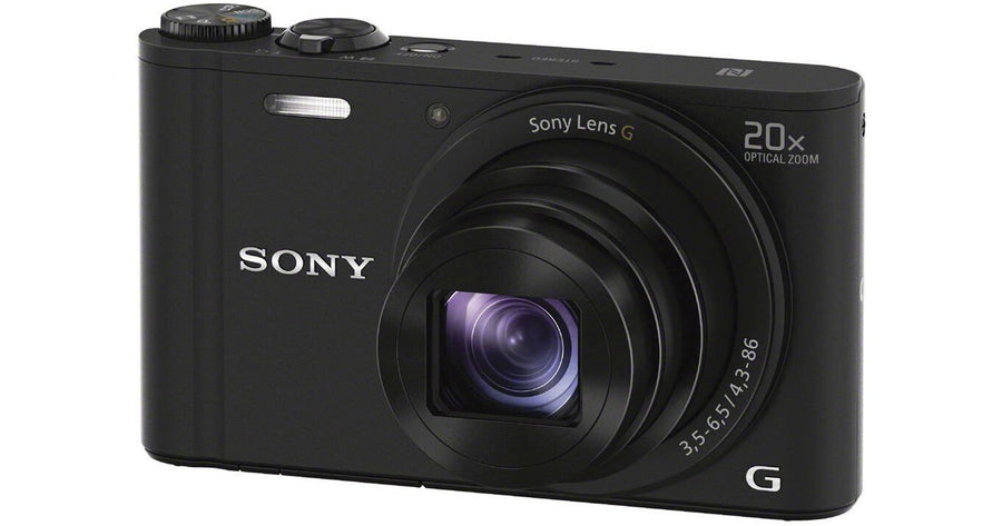 Sony-Cyber-Shot DSC-WX350 Digitale Compact Camera - Zwart (In doos) Tweedehands