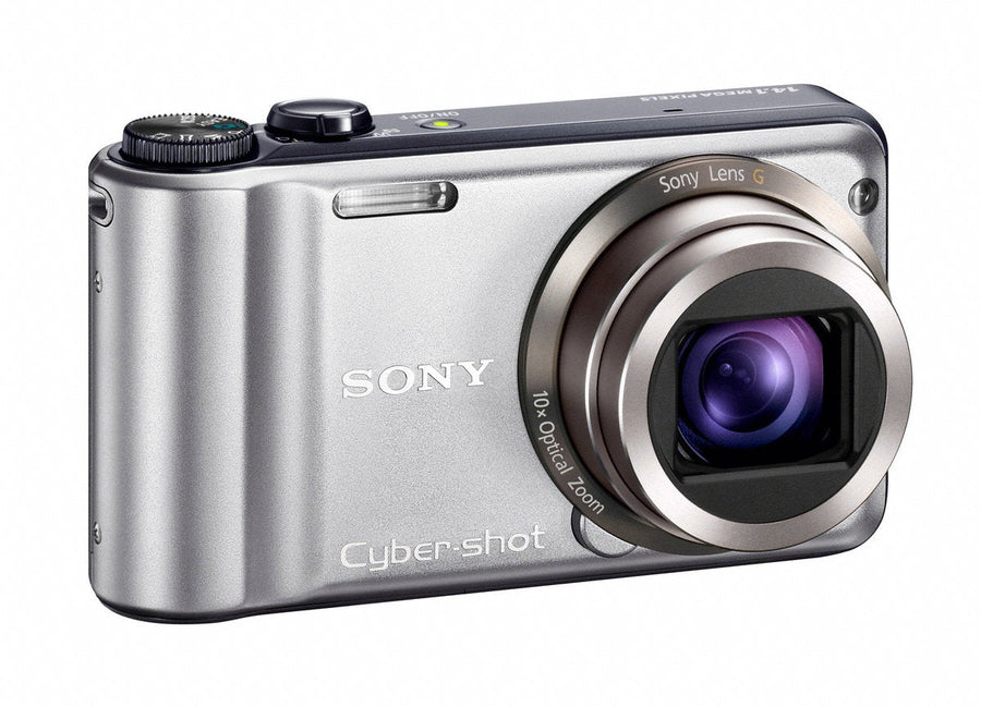 Sony-CyberShot DSC-H55 Digitale Compact Camera - Zilver Tweedehands