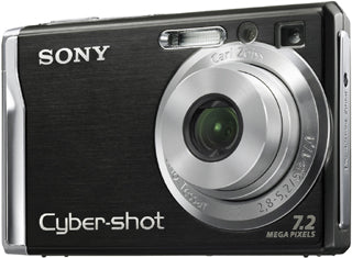 Sony-CyberShot DSC-W80 Digitale Compact Camera - Zwart Tweedehands