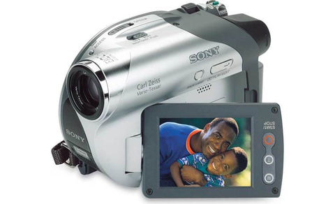 Sony-DCR-DVD105E DVD-Handycam Videocamera - Zilver Tweedehands