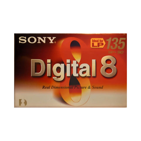 Sony-Digital8 Camcorder Videocassette N8-90 / 8 mm Tape (90 min SP / 135 min LP) (Nieuw)