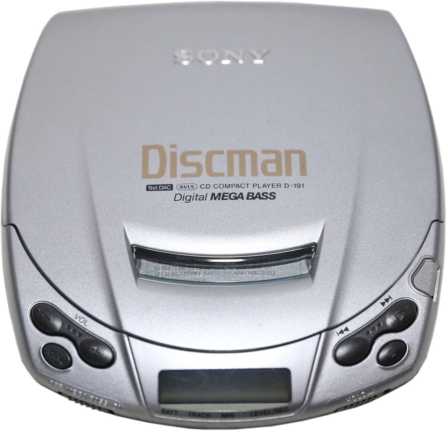 Sony-Discman D-191 Draagbare CD-Speler met Digital MEGA BASS (Nieuw)