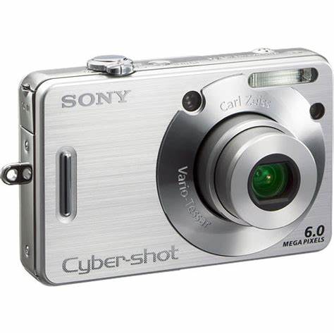 Sony-DSC-W50 Digitale Compact Camera - Zilver (Nieuw & Geseald)