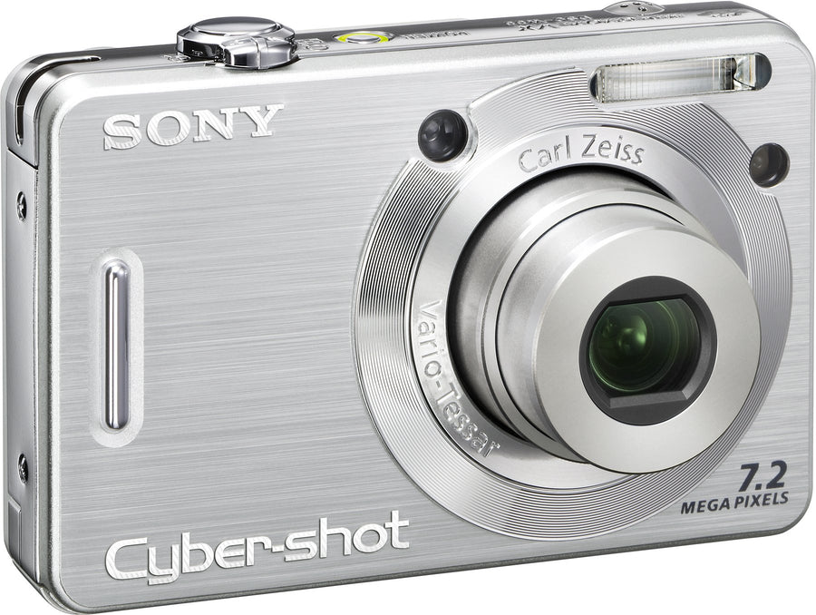 Sony-DSC-W55 Digitale Compact Camera - Zilver Tweedehands
