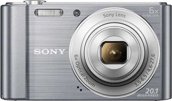 Sony-DSC-W810 Digitale Compact Camera - Zilver (Nieuw)