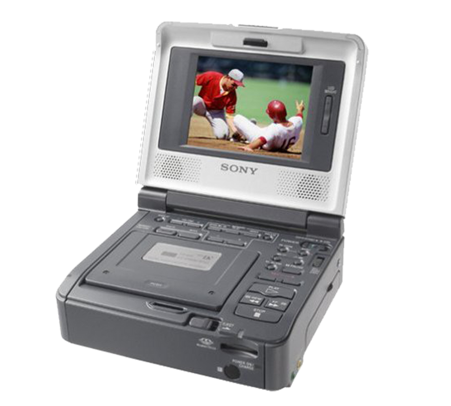 Sony-GVD-1000E "PAL" Mini DV VCR Video Walkman Met 4" LCD Scherm Tweedehands