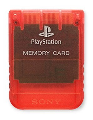 Sony-Playstation 1 - Memory Card - Rood Tweedehands