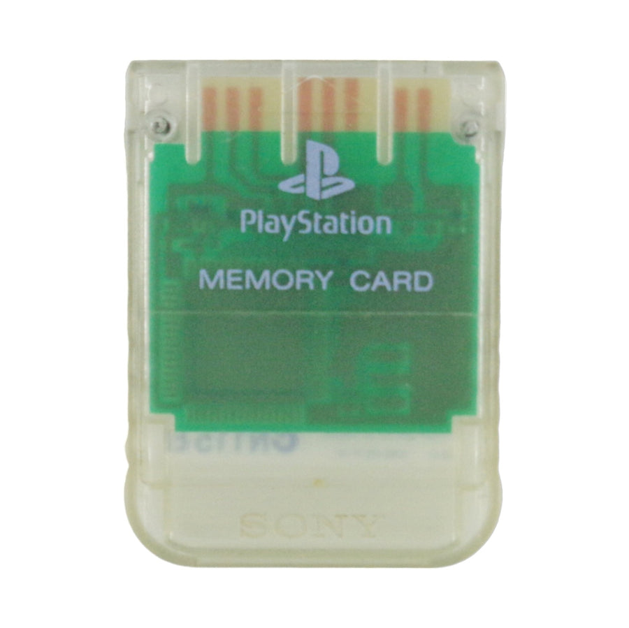 Sony-Playstation 1 - Memory Card - Transparant Tweedehands