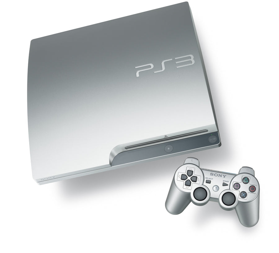 Sony-Playstation 3 Slim - 320 GB Console - Zilver Tweedehands