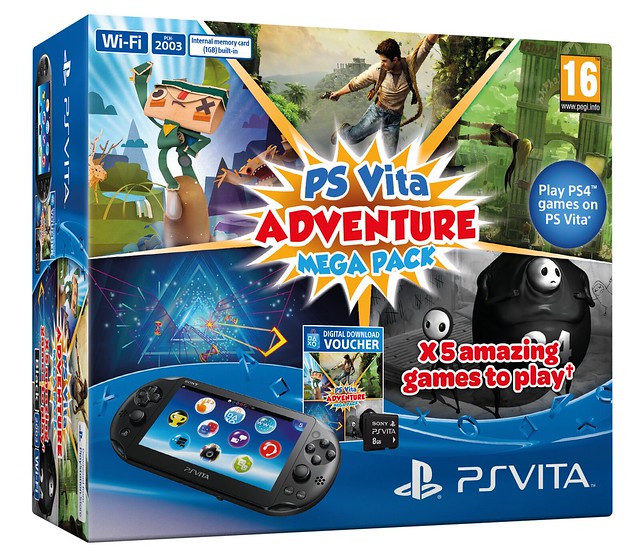 Sony-PS Vita Console - Adventure Mega Pack Edition (Nieuw geseald in doos)