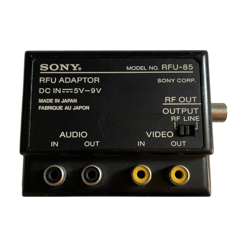 Sony-RF Adapter / Modulator voor Sony Video8 & Hi8 Camcorders (RFU-85) Tweedehands