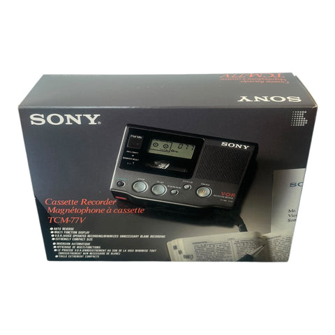 Sony-TCM‑77V Voice Recorder Walkman (Nieuw)