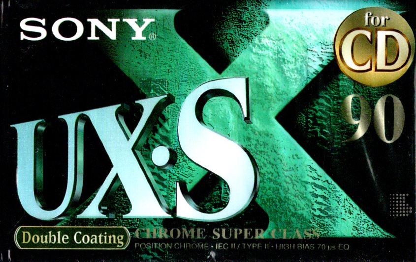 Sony-UX‑S 90 Audio Cassetteband – Type II Chrome Super Class (Nieuw)